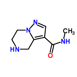 N-Methyl-4,5,6,7-tetrahydropyrazolo[1,5-a]pyrazine-3-carboxamide Structure