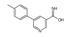 5-(4-methylphenyl)pyridine-3-carboxamide Structure