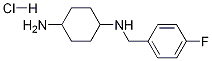 (1r,4r)-N1-(4-fluorobenzyl)cyclohexane-1,4-diamine hydrochloride Structure