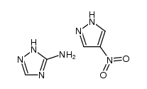 1H-1,2,4-triazol-5-amine compound with 4-nitro-1H-pyrazole (1:1)结构式