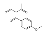 Pentane-2,4-dione, 3-(4-methoxybenzoyl)- Structure