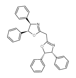 2,2'-亚甲基双[(4R,5S)-4,5-二苯基-2-恶唑啉]结构式