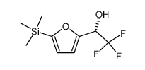 (1'S)-2-<1'-(2',2',2'-trifluoro-1'-hydroxyethyl)>-5-(trimethylsilyl)furan Structure