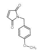1-(4-甲氧苄基)-1H-吡咯-2,5-二酮结构式