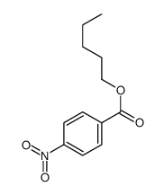 4-nitro-Benzoic acid, pentyl ester Structure