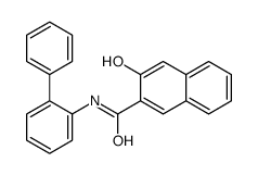 3-hydroxy-N-(2-phenylphenyl)naphthalene-2-carboxamide结构式