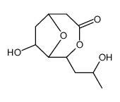 7-hydroxy-5-(2-hydroxypropyl)-4,9-dioxabicyclo[4.2.1]nonan-3-one Structure
