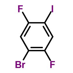 1-Bromo-2,5-difluoro-4-iodobenzene Structure