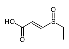 3-ethylsulfinylbut-2-enoic acid Structure