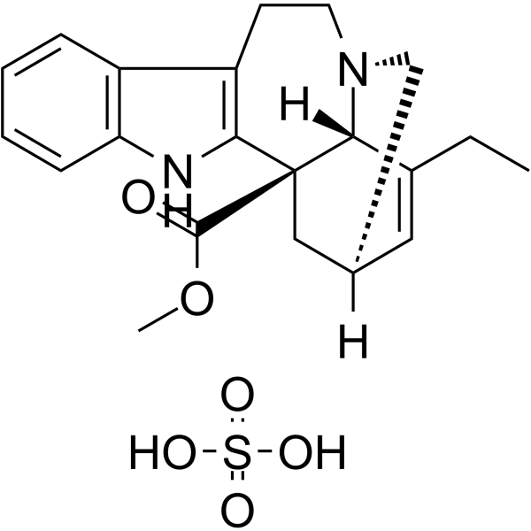 硫酸长春质碱结构式