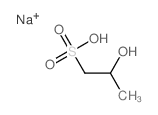 1-Propanesulfonic acid,2-hydroxy-, sodium salt (1:1)结构式