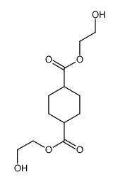 bis(2-hydroxyethyl) cyclohexane-1,4-dicarboxylate Structure