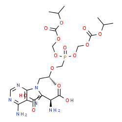 Tenofovir disoproxil aspartate structure