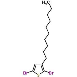 2,5-DIBROMO-3-DECYLTHIOPHENE Structure