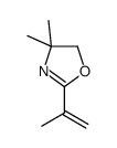 4,4-dimethyl-2-prop-1-en-2-yl-5H-1,3-oxazole结构式