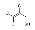 2,3,3-trichloroprop-2-ene-1-thiol Structure