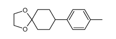8-(p-tolyl)-1,4-dioxaspiro[4.5]decane结构式