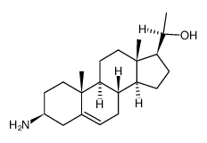 3β-Amino-20β-hydroxy-pregnen-(5) Structure