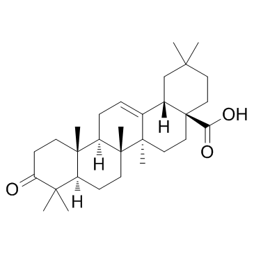 3-氧代-12-烯-28-齐墩果酸结构式