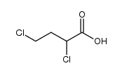 α,γ-dichlorobutyric acid Structure