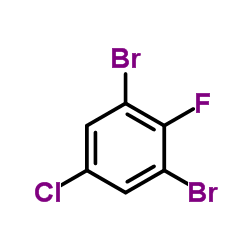 1,3-Dibromo-5-chloro-2-fluorobenzene Structure