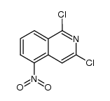 1,3-Dichloro-5-nitroisoquinoline Structure