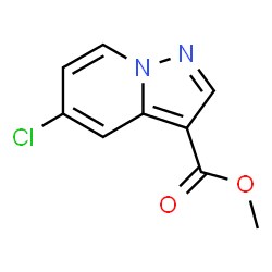 5-氯吡唑并[1,5-A]吡啶-3-羧酸甲酯结构式
