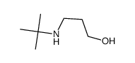 1-Propanol, 3-[(1,1-dimethylethyl)amino]-结构式