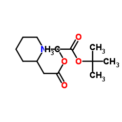 n-boc-2-哌啶乙酸甲酯结构式