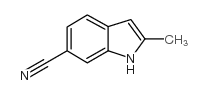 2-甲基吲哚-6-腈结构式