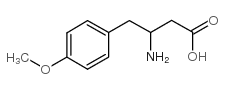 3-氨基-4-(4-甲氧基苯基)丁酸结构式