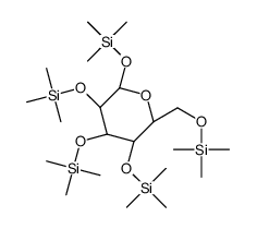 1-O,2-O,3-O,4-O,6-O-Pentakis(trimethylsilyl)-D-glucopyranose结构式