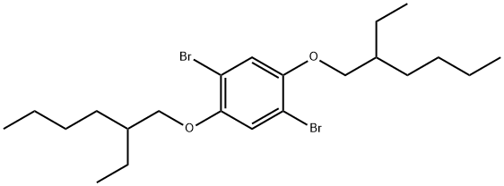 2-溴-1,4-双(2-乙基己氧基)苯结构式