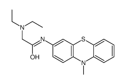 2-(diethylamino)-N-(10-methylphenothiazin-3-yl)acetamide Structure