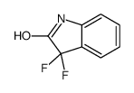 3,3-Difluoro-1,3-dihydro-2H-indol-2-one Structure