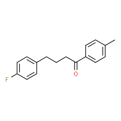 1-对甲苯基-4-(4-氟苯基)-1-丁酮结构式