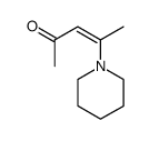 (Z)-4-(piperidin-1-yl)pent-3-en-2-one结构式