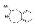 2,3,4,5-四氢-1H-苯并[d]氮杂革-2-胺结构式