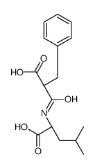 N-(2-Carboxy-3-phenylpropanoyl)-L-leucine Structure
