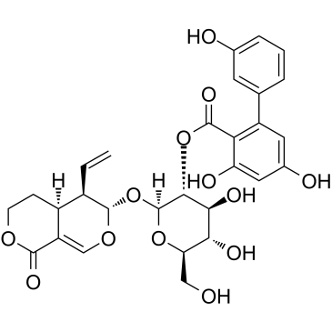 苦龙胆酯苷结构式