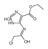 ethyl 4-[(2-chloroacetyl)amino]-1H-imidazole-5-carboxylate,hydrochloride Structure