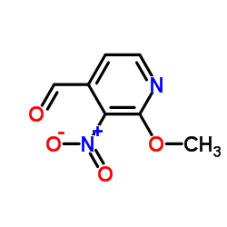2-甲氧基-3-硝基吡啶-4-甲醛结构式