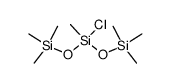 3-chloro-1,1,1,3,5,5,5-heptamethyltrisiloxane Structure
