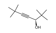 (R)-2,2,6,6-tetramethyl-hept-4-yn-3-ol结构式