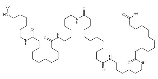 十二酸与1,6-己二胺的聚合物结构式