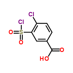 4-氯-3-氯磺酰基苯甲酸结构式