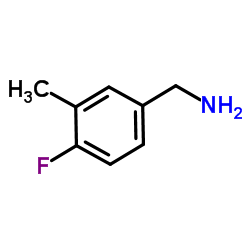 4-氟-3-甲基苄胺结构式