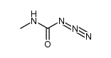 (Methylcarbamoyl)azid结构式