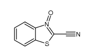 2-Benzothiazolecarbonitrile,3-oxide(8CI) Structure