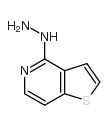 4-肼基噻吩并[3,2-c]吡啶结构式